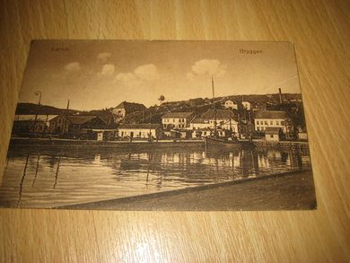 Larvik Bryggen Fra Preutz Boghandel Brett