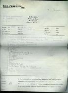Pakseddel fra VILH PEDERSEN HØNG i 1949 Sendt til Norsk Maskinkompagnie Oslo