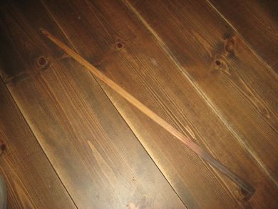 Pinne til baking av flatbrød, nostalgisk og velbrukt, men i god stand, 40-50 tallet.