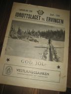 1940, JOL, LAGSBLAD FOR IDROTTSLAGET ERVINGEN- BERGEN.
