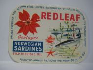 REDLEAF, fra Møllers Preserving Co, Stavanger.