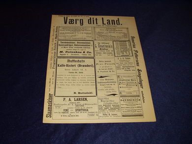 1897 nr 017 Værg dit Land