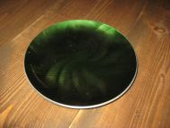 Eloksert fat, EIDSØREN, 60 tallet. Ca 18 cm i diameter.