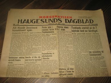 1946 nr 164 HAUGESUNDS DAGBLAD
