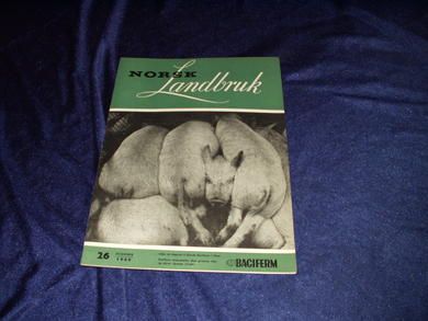 1960 nr 026 NORSK Landbruk