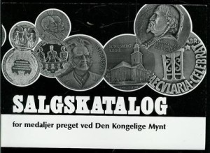 Salskatalog for medaljer preget ved Den Kongelige Mynt.