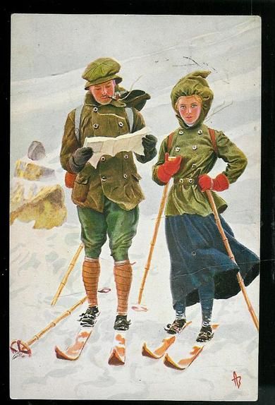 Pent kort fra 1911.