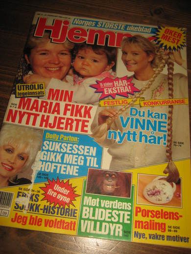 1990 nr 009 Hjemmet DOLLY PARTON