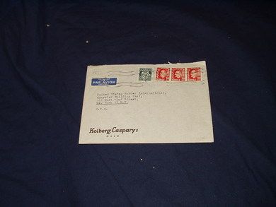 Luftpost fra Colberg Caspary Oslo