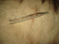 Gammelt redskap i metall for å bøte garn 20-30 tallet Ca 11 cm langt