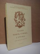 BEYER: NYERE NORSK LYRIKK I UTVALG. 1946.