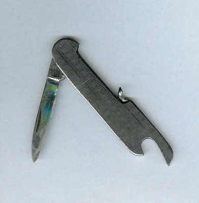 Lommekniv med flaskeåpner Skada