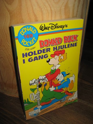 1995 nr 169 DONALD DUCK HOLDER HJULENE I GANG
