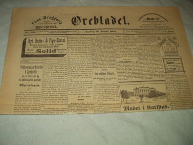 1905,nr 200, Ørebladet.