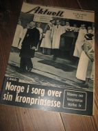 1954,nr 008, Aktuell. Martha, Norge i sorg.