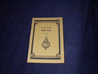 Einbu Sigurd: Vår sol