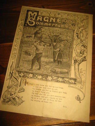 1907 SOMMERNMMER MAGNE BARNEBLAD