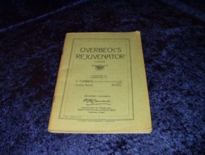 OVERBECKS REJUVENATOR, 2. Opplag 1928. 