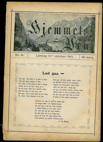 1915 nr 041 Hjemmets Ven