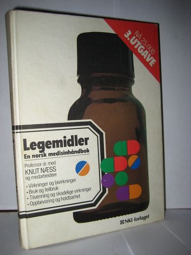 NÆSS: Legemidler. En norsk medisinhåndbok. 1983.