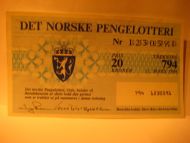 1984 Trekning 794 Nr 1230591