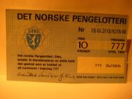 1983 Trekning 777 Nr 0620806