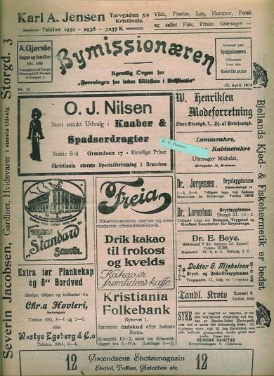 1913 nr 015 Bymissionæren