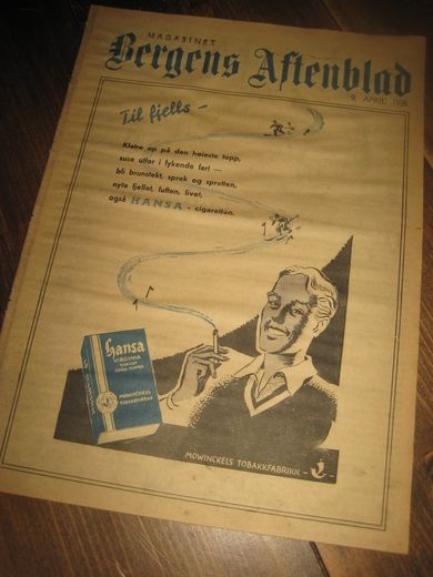 1938 9 april MAGASINET Bergens Arbeiderblad