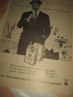 Reklameark fra 1962, ca 22*35 cm stort. VICEROY