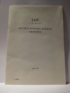 LOV OM DEN NORSKE KIRKES ORDNING. 1972.