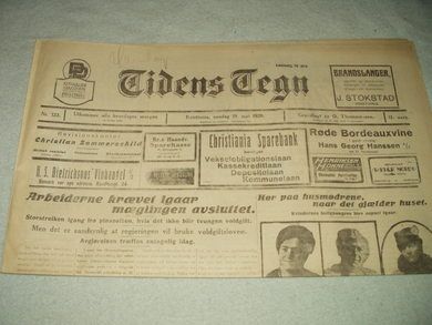 1920 nr 123 Tidens Tegn