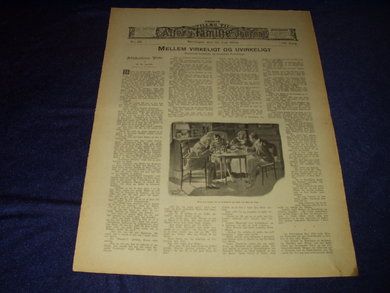 1904 nr 028 Tilæg til Allers Familie Journal MELLEM VIRKELIGT OG UVIRKELIGT Illustrerede fantastiske og romantiske Fortællinger