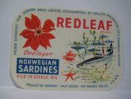 REDLEAF, fra Møllers Preserving Co, Stavanger.