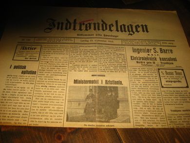 1916 nr 186 Indtrøndelagen