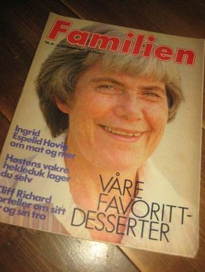 1984 nr 019 Familien INGRID ESPELID HOVIG - CLIFF RICHARD