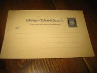 BREV KORT Ubrukt Meget pent