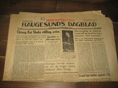 1948 nr 292 HAUGESUNDS DAGBLAD