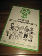 Brosjyre fra NORGES BYGDEUNGDOMSLAG. 60 tallet. 