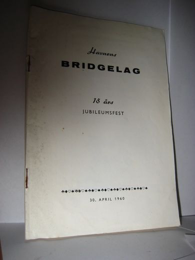 Havnens BRIDGELAG JUBILEUMSFEST 1960