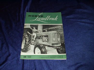 1960 nr 025 NORSK Landbruk