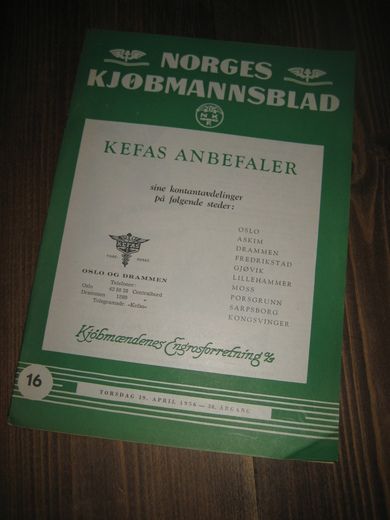 1956 nr 016 NORGES KJØPMANNSBLAD