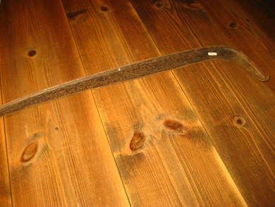 Gammelt ljåblad slutten på 1800 tallet vil eg tru Ca 65 cm langt