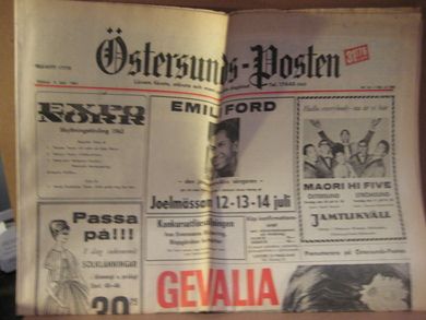 1963 nr 156 Østersunds posten