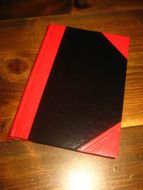 Ubrukt notatbok med stiv perm 1991 Ca 11*16 cm str