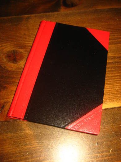 Ubrukt notatbok med stiv perm 1991 Ca 11*16 cm str