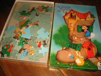 SCHMIDT PUZZLE 80 TEIE 60 tallet