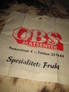 OBS MATSENTER Vaskerelven 4 Tlf 231484 BERGEN 80 TALLET Sandvik