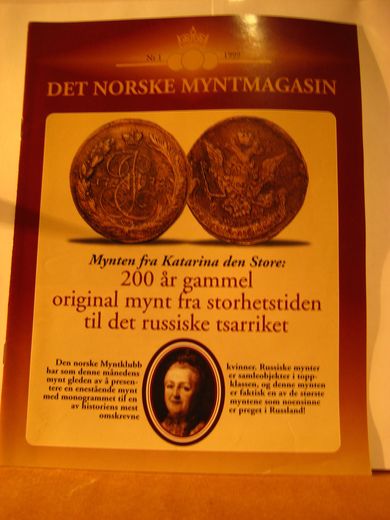 Mynten fra Katarina den Store- 200 år gammel.