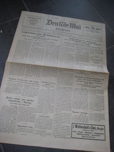 1928 nr 052 Den 17de Mai Lappalainen