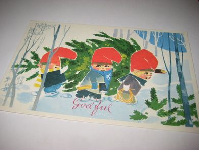 Pent ubrukt postkort fra Eberh B Oppi 7262/47